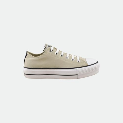 Zapatilla Converse Chuck Taylor Lift Ox - BEACH STONE BLACK WHITE
