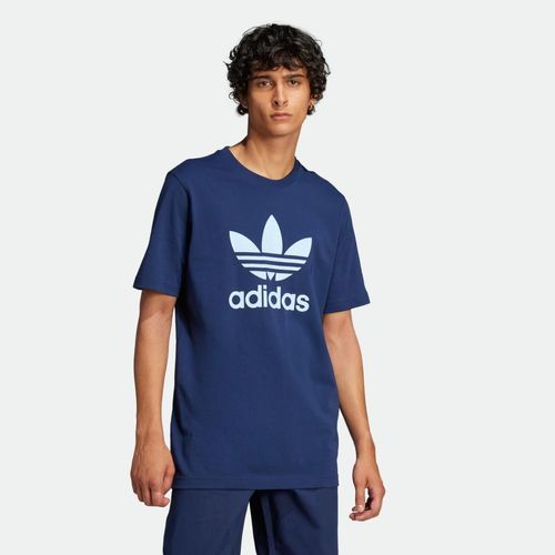Remera Adicolor Trifolio - NIGHT INDIGO CLEAR SKY