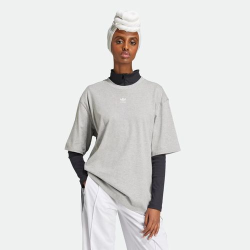 Remera Adidas Essentials Boyfr - MEDIUM GREY HEATHER