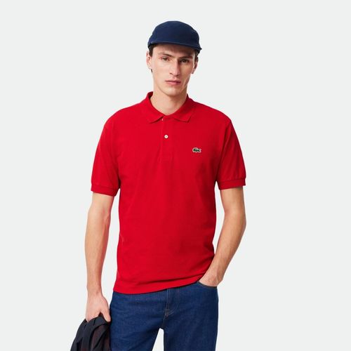 Remera Polo Lacoste Pique Liviano - ROUGE