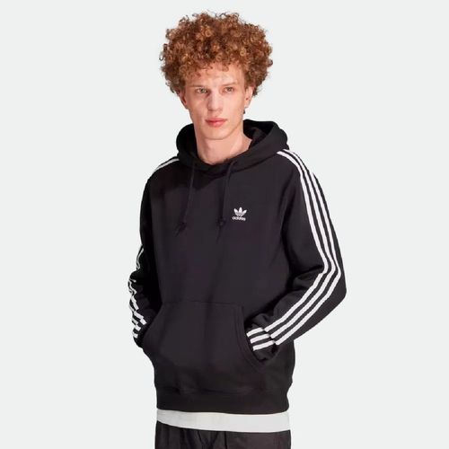Buzo Adidas Con Capucha Adicolor Classics 3 Tiras - BLACK