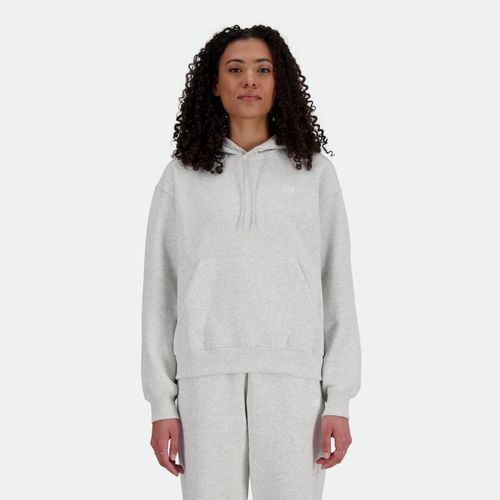 Buzo New Balance Sport Essentials French Terry Hoodie - LIGHT GREEN GREY