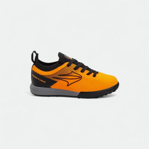Botín futbol 5 infantil Stingray III Mach 5 TOPPER - NARANJA SHOCK NEGRO