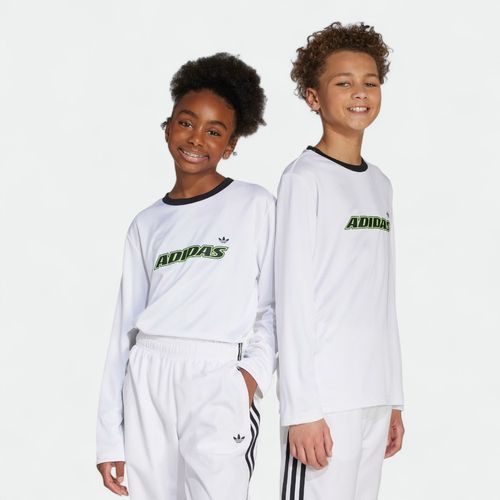 Remera Mangas Largas Niños Unisex Adidas - WHITE BLACK