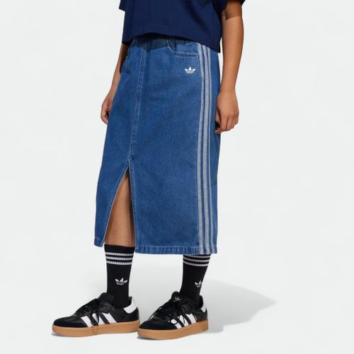 Pollera Larga Skirt Niños Adidas - MEDIUM BLUE DENIM