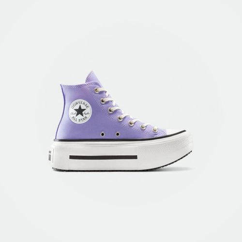 Zapatilla chuck taylor all star lift double stack CONVERSE - VIOLET HEAT EGRET BLACK