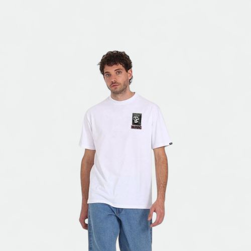 Remera urbana hombre Warning Signs 4 Life VANS - BLANCO