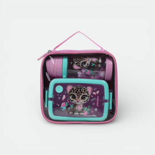 Lunchera box niños CHIMOLA - ROSA AQUA CHITA