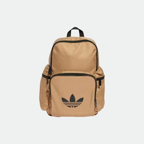 Mochila Con Bolsillo Frontal Adidas - CARDBOARD BLACK
