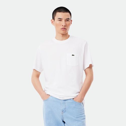 Remera Basica Hombre LACOSTE - BLANCO