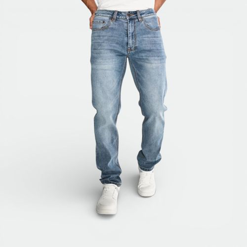JEAN TRIBLEND STRETCH DENIM SLIM CATER - MEDIUM STONE
