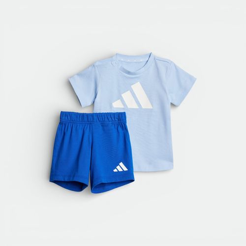 Conjunto I BL T-SET 160 niños ADIDAS - GLOW BLUE WHITE