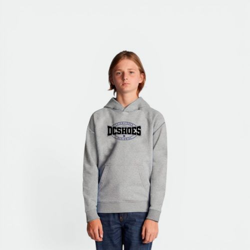 BUZO CANG STANDOUT DC - GRIS MELANGE