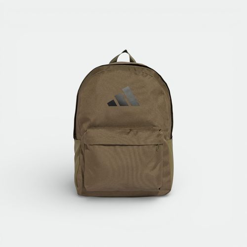 Mochila Adidas Classic 3 Barras Logo - OLIVE STRATA BLACK