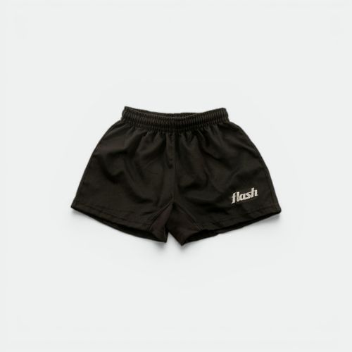 SHORT DE RUGBY IRB 23 NIÑO FLASH - NEGRO