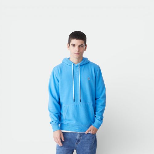 LS POPOVER HOODY - VALLARTA BLUE