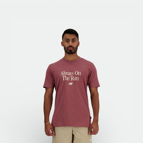 RELAXED RUN SLOGAN - WASHED BURGUNDY