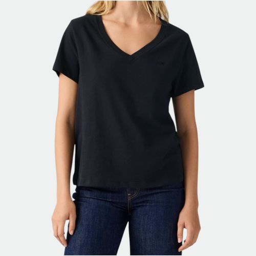 REMERA FAVORITE COTTON V TEE LEVIS - BLACK