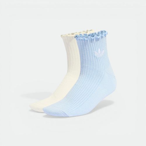 Medias al tobillo con volantes mujer ADIDAS - CRYSTAL SKY OFF WHITE