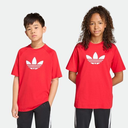 Remera Trebol niños ADIDAS - BETTER SCARLET WHITE