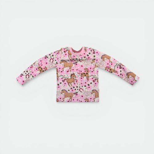 Remera Farah larga niños CHIMOLA - ROSA