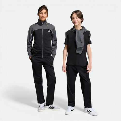 Conjunto deportivo tricot niños ADIDAS - GREY SIX BLACK WHITE