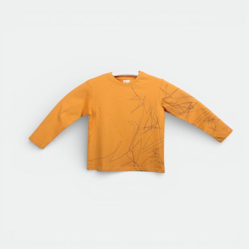 Remera Henry Larga Niños CHIMOLA - MOSTAZA