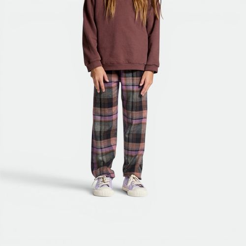 Pantalón Escoces Jr ELEPANTS - NEGRO VIOLETA MARRON