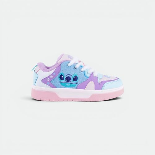 Zapatilla Stitch con estampado niños FOOTY - BLANCO LILA MULTI