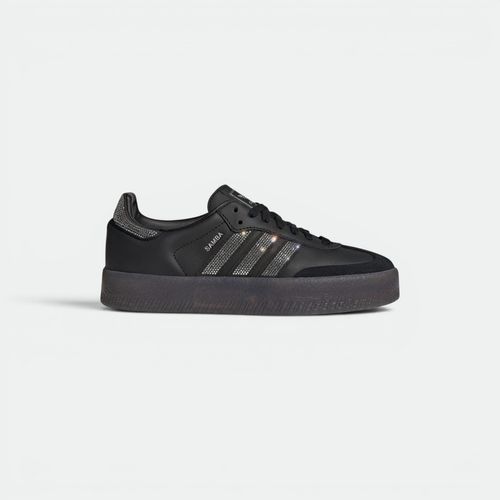 Zapatilla Urbana Samba Mujer Adidas - CORE BLACK SILVER METALLIC GUM