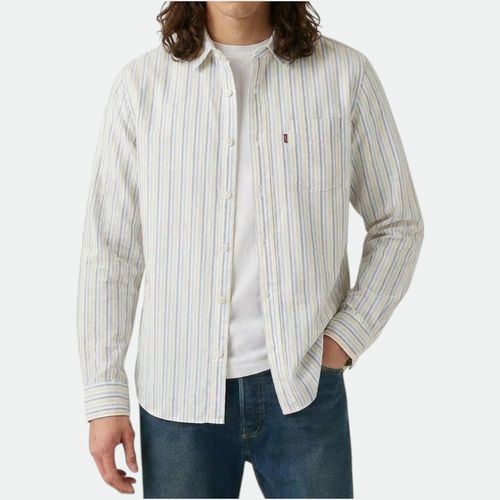 Camisa Urbano Hombre LEVIS - WAYLON THREE STRIPE BRIGHT WHITE