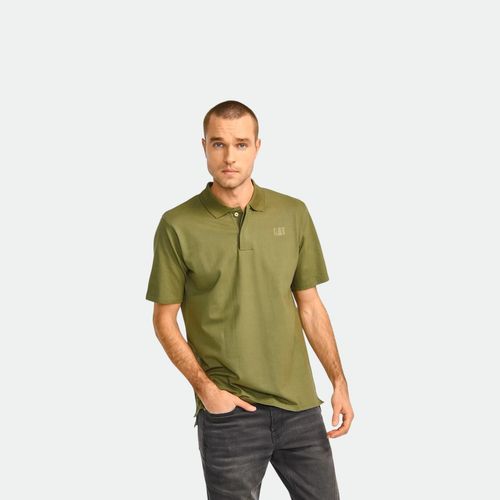 Remera Logo Hombre CAT - DUSTY OLIVE