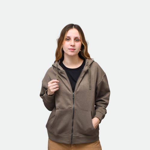 Campera Basica Mujer NOBRAND - HABANO