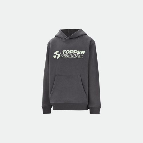 Buzo Oversize Niños TOPPER - NEGRO JET
