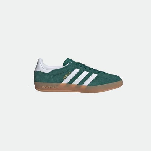 Zapatilla Gazelle Indoor unisex ADIDAS - COLLEGIATE GREEN CLOUD WHITE GUM