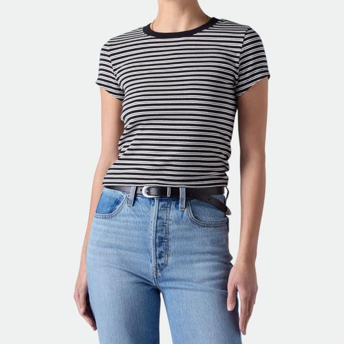 Remera Essential Baby Tee Stripe - ANTHRACITE NIGHT STRIPE