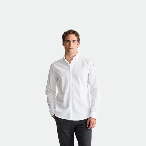 Camisa Slim Solid Shirt PENGÜIN - BRIGHT WHITE