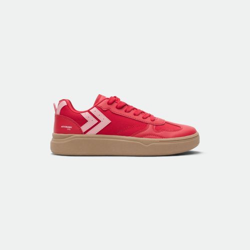 Zapatilla urbana niños ATOMIK - ROJO BLANCO B/CARAMELO