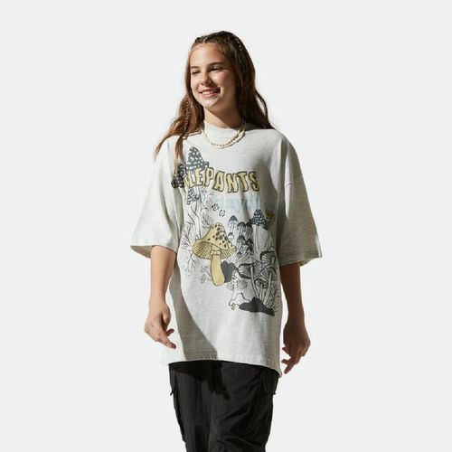 Remera Daydream Teens niños ELEPANTS - GRIS MELANGE CLARO